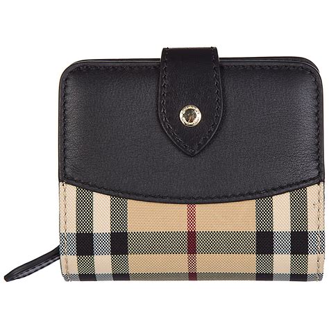 burberry black coin purse|Burberry card case with strap.